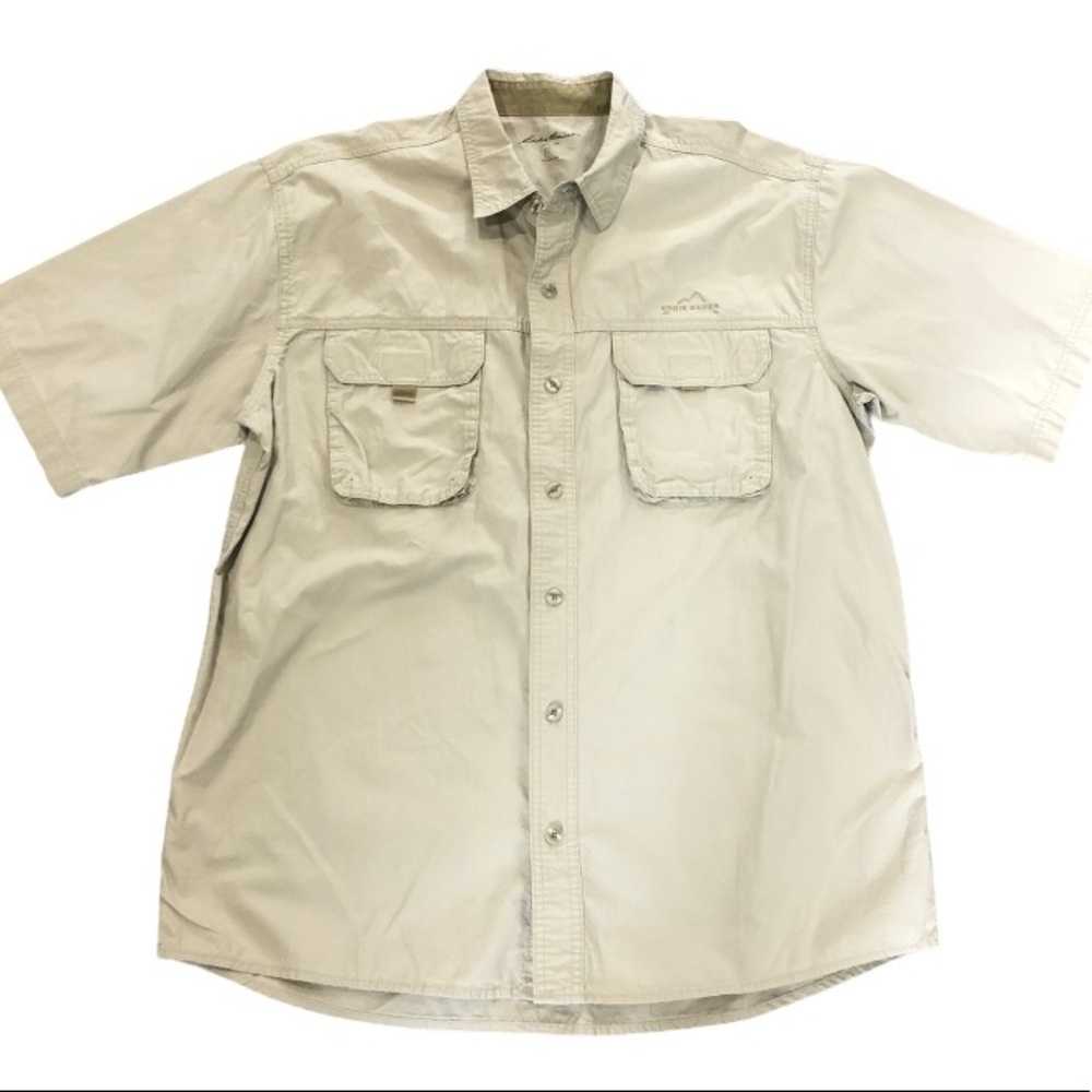 EDDIE BAUER HIKING CAMP SHIRT‎ L